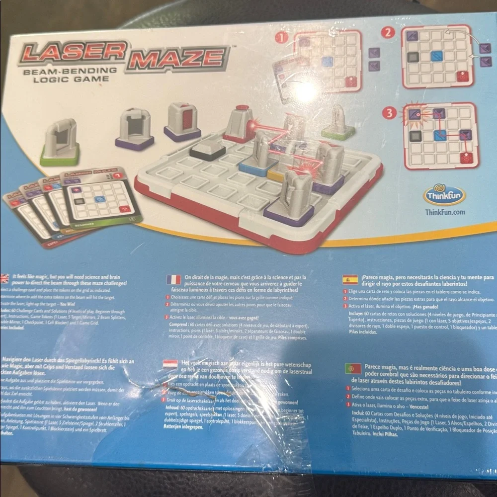 Think Fun Laser Maze (Class 1) Brain Game and STEM Toy for Boys and Girls